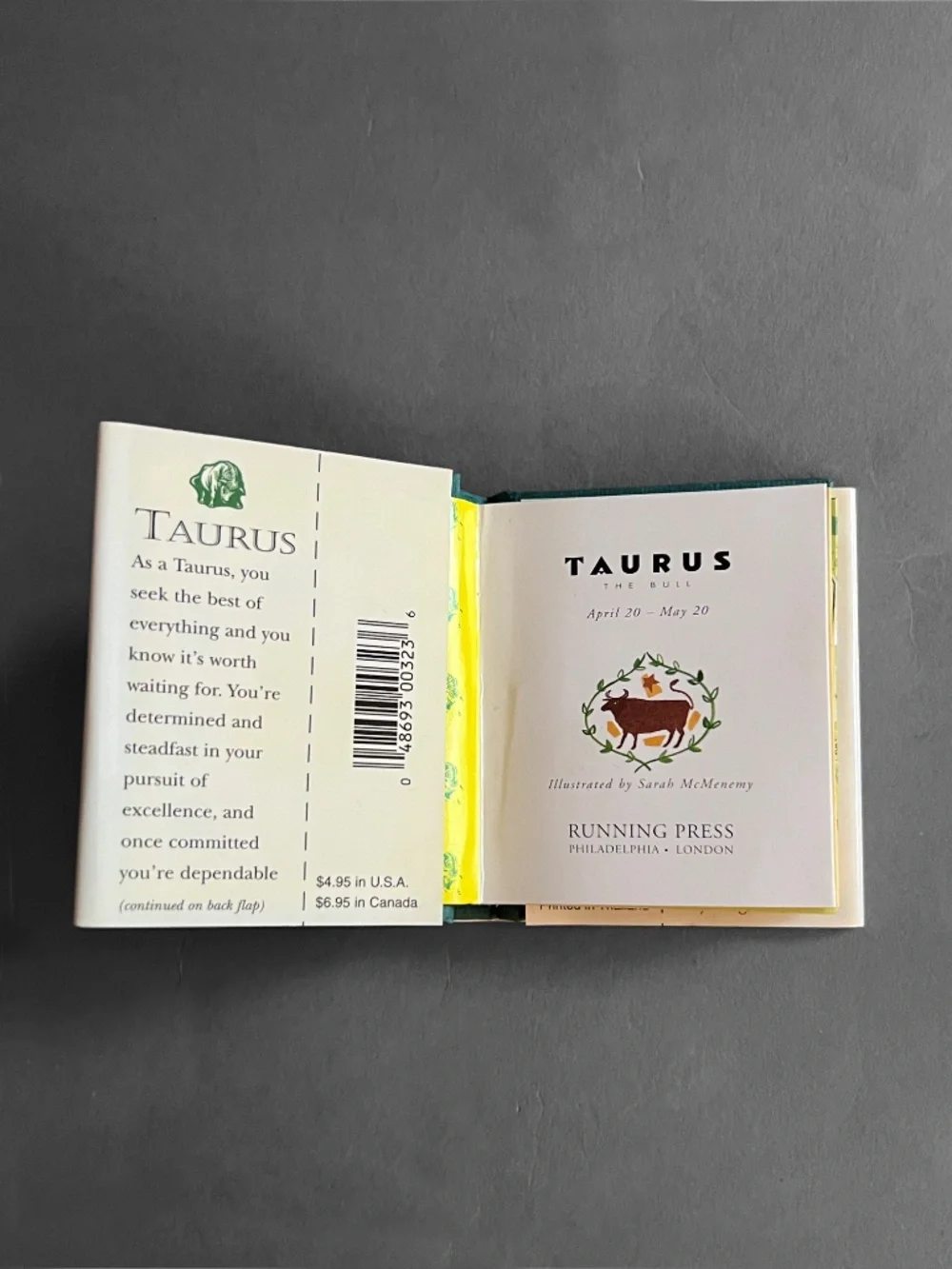 Taurus Mini Pop-Up Book
